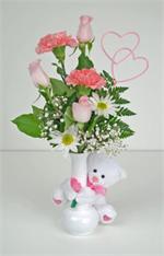 Bear Hug LaRosa's FLowers O'fallon, IL