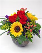 Sunflowers and Roses by LaRosa's Flowers O'fallon, IL