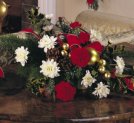 Red and White Arrangement