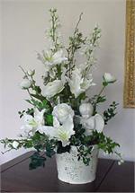 All white sympathy arrangement