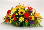 Everybody favorite flower the sunflower is the main attraction to this centerpiece.