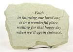 Faith Memory Stone LaRosa's Flowers O'Fallon, IL