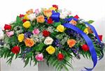 Rose Garden Casket Spray LaRosa's Flowers O'Fallon IL
