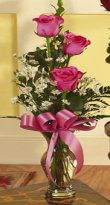 Three Pink Roses